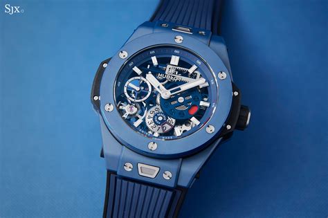 hublot meca 10 blue ceramic|Up Close: Hublot Meca.